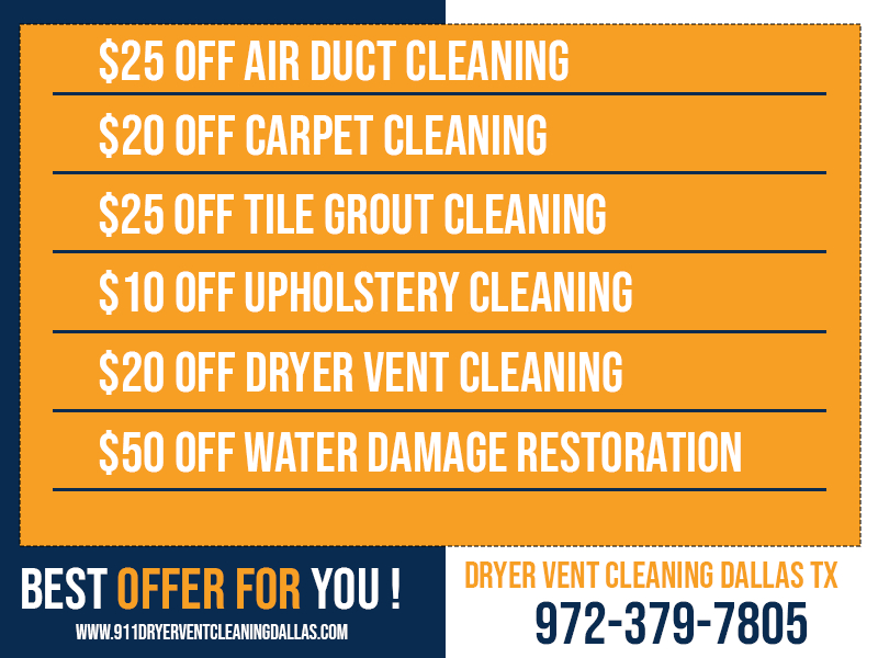 911 Dryer Vent Cleaning Dallas TX